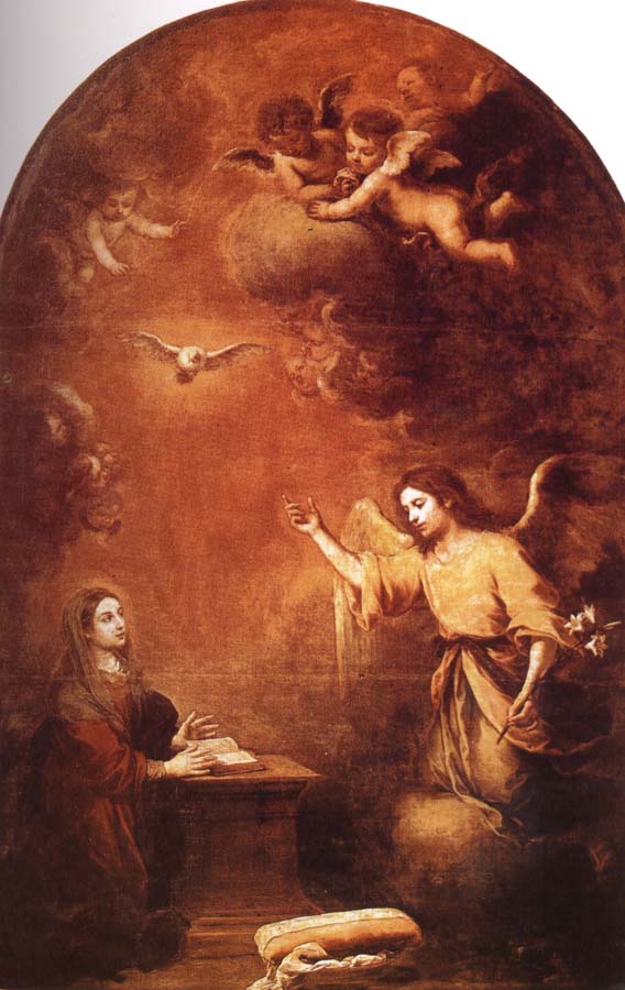 Bartolome Esteban Murillo Angel messenger